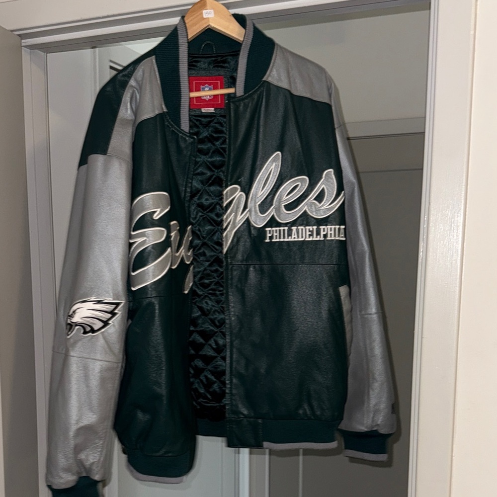 Philadelphia Eagles green and grey Jacket.